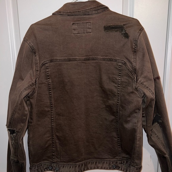 Zanerobe Men's Brown Denim Jacket - Picture 3 of 5